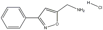 (3-phenylisoxazol-5-yl)methylamine hydrochloride