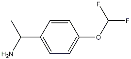 1-(4-(二氟甲氧基)苯基)乙-1-胺 结构式