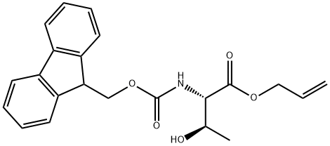N-Fmoc-L-threonine Allyl Ester,136523-92-7,结构式
