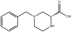 (R)-4-benzylpiperazine-2-carboxylic acid Structure