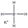 Potassium tetrahydroborate Struktur