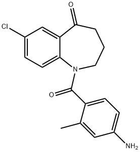 1-(4-氨基-2-甲基苯甲酰基)-7-氯-1,2,3,4-四氢-5H-1-苯并氮杂卓-5-酮