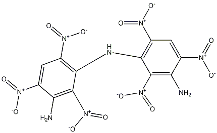 N-(3-Amino-2,4,6-trinitrophenyl)-2,4,6-trinitro-1,3-benzenediamine 结构式