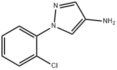 4-氨基-1-(2-氯苯基)吡唑 结构式