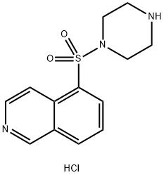 1-(5-异喹啉磺酰基)哌嗪羧酸盐 结构式