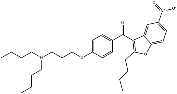 (2-Butyl-5-nitro-3-benzofuranyl)[4-[3-(dibutylamino)propoxy]phenyl]methanone