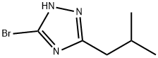 1H-1,2,4-triazole, 3-bromo-5-(2-methylpropyl)- Structure