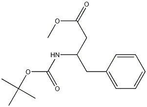 Beta-[[(1,1-Dimethylethoxy)carbonyl]amino]-benzenebutanoic acidmethylester,142854-48-6,结构式