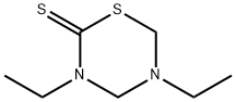Tetrahydro-3,5-diethyl-2H-1,3,5-thiadiazine-2-thione Structure