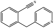 2-(吡啶-3-甲基)苯甲腈 结构式