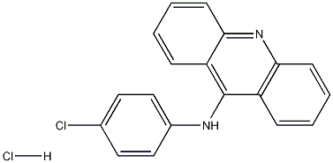 Acridine, 9-(p-chloroanilino)-, hydrochloride Structure