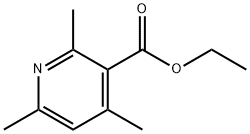 2,4,6-Trimethylpyridine-3-carboxylic acid ethyl ester Structure