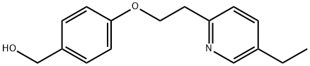 4-[2-(5-Ethyl-2-pyridinyl)ethoxy]benzenemethanol Structure