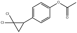 4-(2,2-Dichlorocyclopropyl)phenol 1-acetate Structure