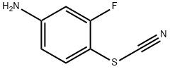 3-FLUORO-4-THIOCYANATOANILINE,14512-86-8,结构式