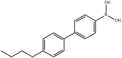 4-丁基联苯硼酸 结构式