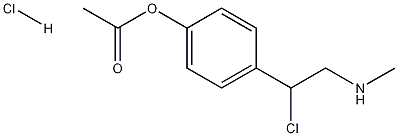 4-[1-Chloro-2-(methylamino)ethyl]phenyl Acetate Hydrochloride