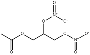 1,2,3-Propanetriol 1-acetate 2,3-dinitrate 化学構造式