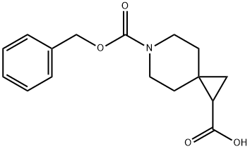 6-CBZ-6-氮杂螺[2.5]辛烷-1-羧酸 结构式