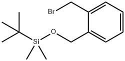 (2-(bromomethyl)benzyloxy)(tert-butyl)dimethylsilane Struktur