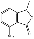 7-Amino-3-methylphthalide 化学構造式