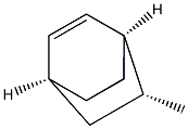 Bicyclo(2.2.2)oct-2-ene, 5-methyl-, (1alpha,4alpha,5alpha)- Structure