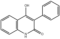 2,4-Dihydroxy-3-phenylquinoline Struktur