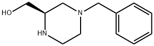 (R)-4-benzyl-2-hydroxymethylpiperazine Structure