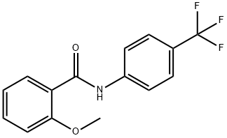 N-[4-(三氟甲基)苯基]-2-甲氧基苯甲酰胺 结构式