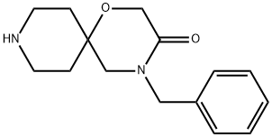 4-(苯甲基)-1-氧杂-4,9-二氮杂螺[5.5]十一烷-3-酮,151096-96-7,结构式