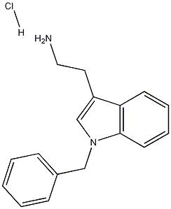 2-(1-BENZYL-1H-INDOL-3-YL)ETHANAMINE HYDROCHLORIDE Structure