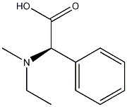 (R)-2-(ethyl(methyl)amino)-2-phenylacetic acid Struktur