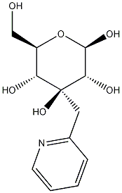 3-Pyridinylmethyl beta-D-glucopyranoside Structure