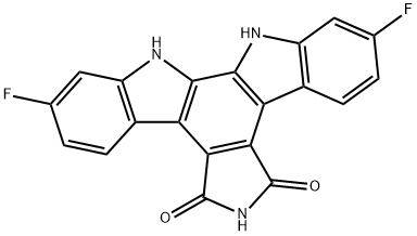 152628-19-8 12,13-Dihydro-2,10-difluoro-5H-Indolo[2,3-a]pyrrolo[3,4-c]carbazole-5,7(6H)-dione