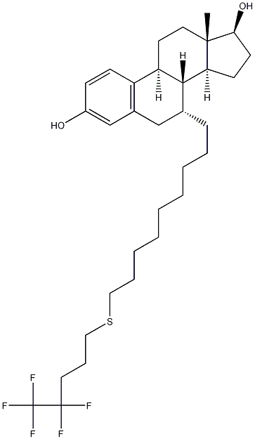 153004-31-0 (7R,8R,9S,13S,14S,17S)-13-メチル-7-(9-((4,4,5,5,5-ペンタフルオロペンチル)チオ)ノニル)-7,8,9,11,12,13,14,15,16,17-デカヒドロ-6H-シクロペンタ[A]フェナントレン-3,17-ジオール