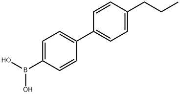 (4'-Propyl[1,1'-biphenyl]-4-yl)-boronic acid Struktur