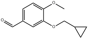 3-环丙基甲氧基-4-甲氧基苯甲醛,153200-64-7,结构式