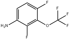 3-Amino-2,6-difluoro(trifluoromethoxy)benzene Structure