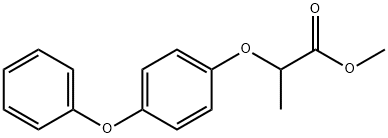 Propanoic acid, 2-(4-phenoxyphenoxy)-, methyl ester 结构式
