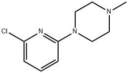 1-(6-Chloropyridin-2-yl)-4-methylpiperazine Structure