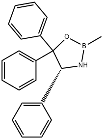 (4R)-2-甲基-4,5,5-三苯基-1,3,2-恶唑硼烷,155268-88-5,结构式