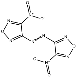 3,3'-Azobis[4-nitro-1,2,5-oxadiazole] 结构式