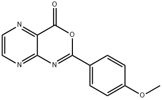 2-(4-Methoxyphenyl)-4H-pyrazino[2,3-d][1,3]oxazin-4-one 结构式