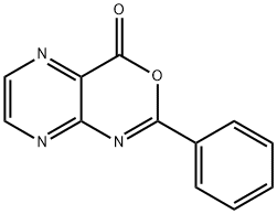 2-フェニル-4H-ピラジノ[2,3-d][1,3]オキサジン-4-オン 化学構造式