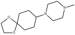 1-methyl-4-(1,4-dioxaspiro[4.5]decan-8-yl)piperazine Structure