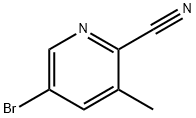 5-bromo-3-methylpicolinonitrile Structure