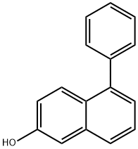 6-Hydroxy-1-phenylnaphthalene,156152-21-5,结构式