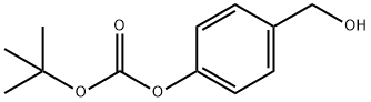 4-(TERT-ブチルトキシカルボニルオキシ)ベンジルアルコール 化学構造式