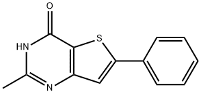 2-methyl-6-phenylthieno[3,2-d]pyrimidin-4-ol Struktur