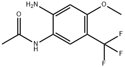 N-(2-amino-4-methoxy-5-(trifluoromethyl)phenyl)acetamide 结构式